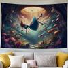 Anime Alice In Wonderland Hanging Carpet Wall Tapestry Decor Aesthetic Room Decor Wall Cloth Party Hanging Background Room