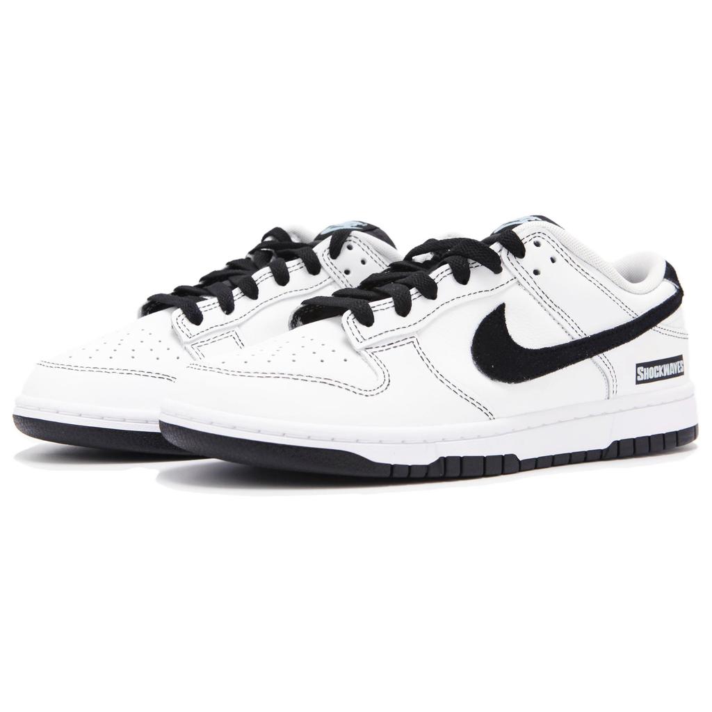 Nike Dunk Low Panda Slip Resistant Abrasion Resistant Low top Skateboard Shoes Unisex Black White DD1391-100(Teamfour-)