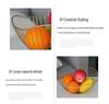 Nordic Creative Iron Art Fruit and Snack Basket for Living Room Storage