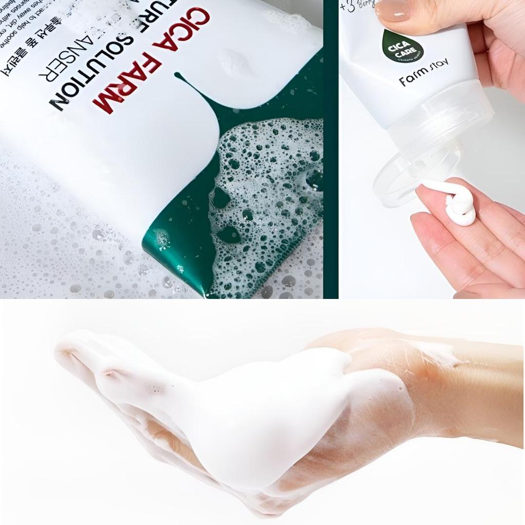 Farmstay Cica Farm Nature Solution Pianka oczyszczająca 180ml