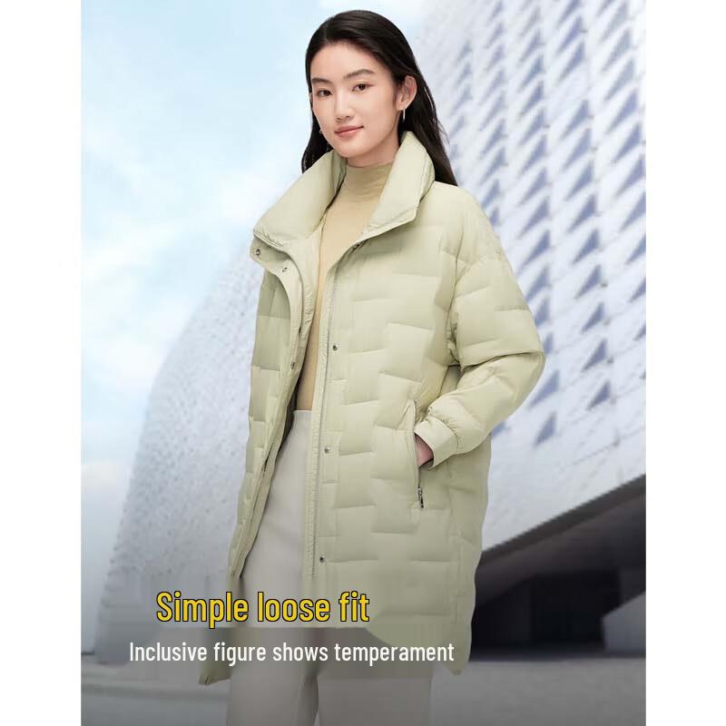 BOSIDENG B40134164 Business Casual Mid-length Goose Down Jacket