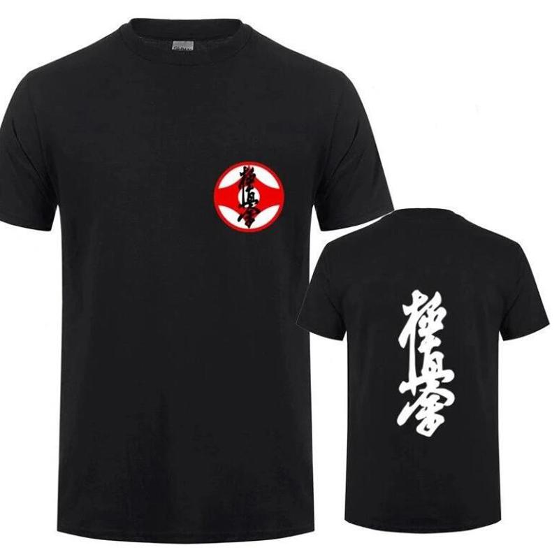 Masutatsu Oyama Karate Casual Clothes Kyokushin Karate T Shirt men Kyokushin logo Karate Kids T-Shirt Japan Kanji Symbol Apparel