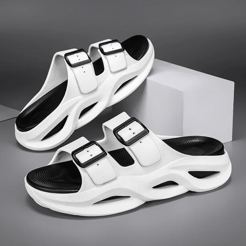 Men's Cloud Slipper Man Luxury 2024 Luxury Brand Slippers Walk Around Home Big Size Slippers for Summer Men Designer Men's Shoes