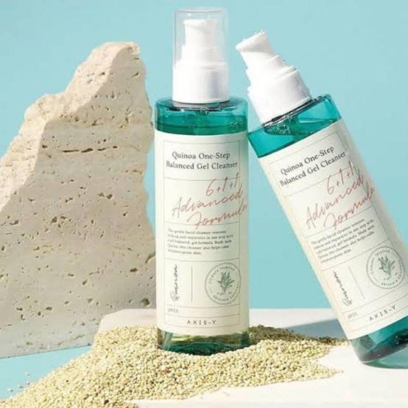 AXIS-Y Quinoa Одношаговый сбалансированный очищающий гель-гель, 180 мл 2pc