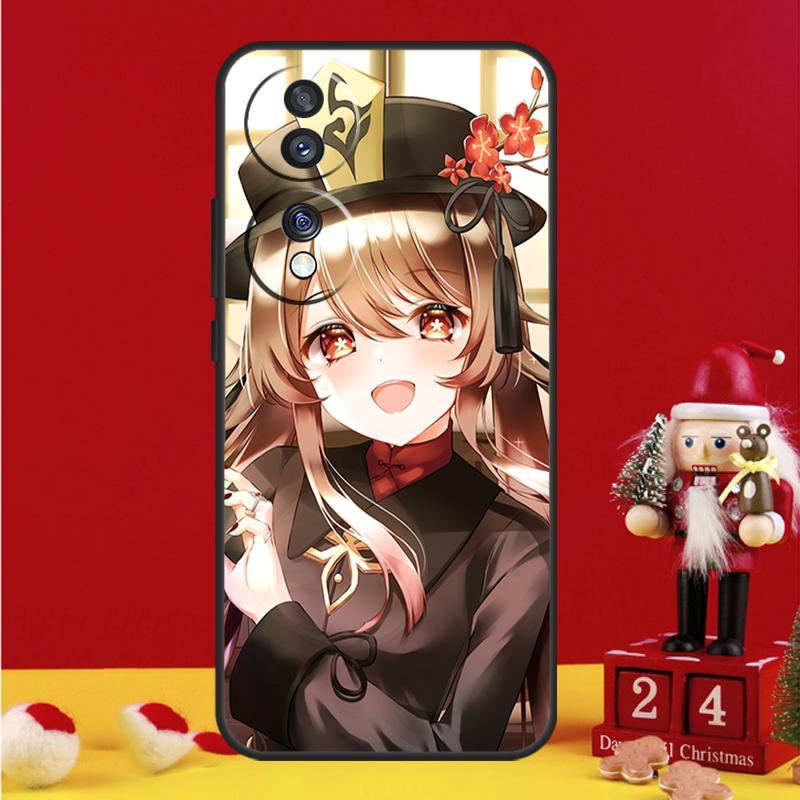 Genshin Impact Zhongli Hutao Case For Honor Magic 7 6 8 Pro Honor Win X9a X9b X9c X9d X8c X8b 50 70 90 200 400 Lite Cover