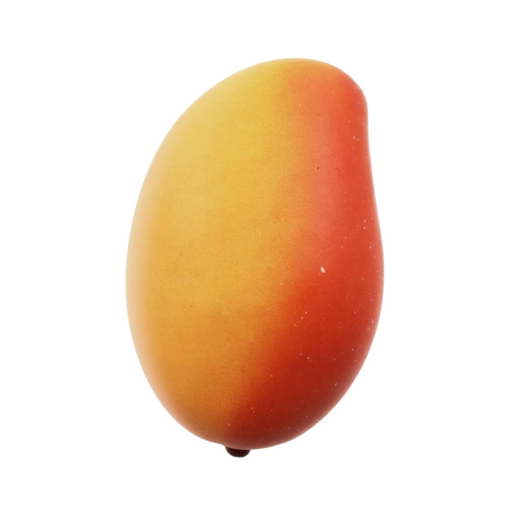 Giant Slow Rising Squishy Mango Fruit Stress Relief Toy Soft Scented Foam Sensory Fidget Toy for Kids and Adults