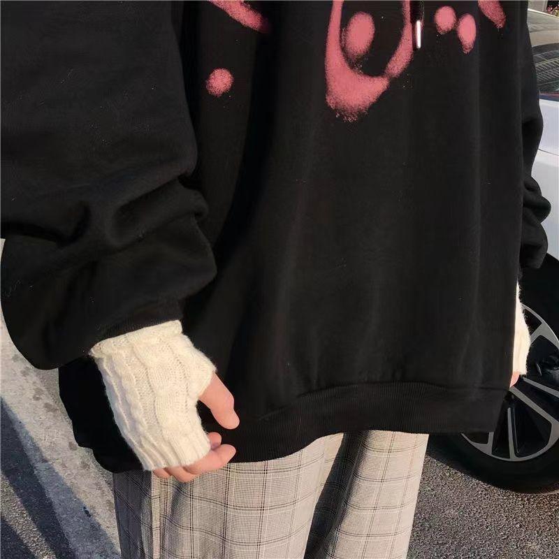 New Style Women Female Girl Mittens Knitted Arm Half Finger Warm Winter Mittens Soft Warm Mitten Women Guante for Write