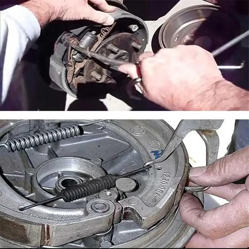 Car Drum Brake Line Shoe Spring Plier Remover Installer