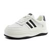 2025 Autumn New Thick-soled Muffin Little White Shoes Women's Color Matching Casual Versatile Student Board Shoes Four-season Single Shoes