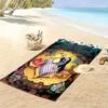 Krtecek Print Strandtuch, Großes Weiches Schnelltrocknendes Handtuch für Strand Camping Schwimmen