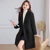 Long Woolen Suit Cashmere Coat for Women, Autumn Women's Woolen Coat for Women