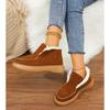 Winter New Women's Warm Cotton Shoes with Thick Velvet and Thickened Fur