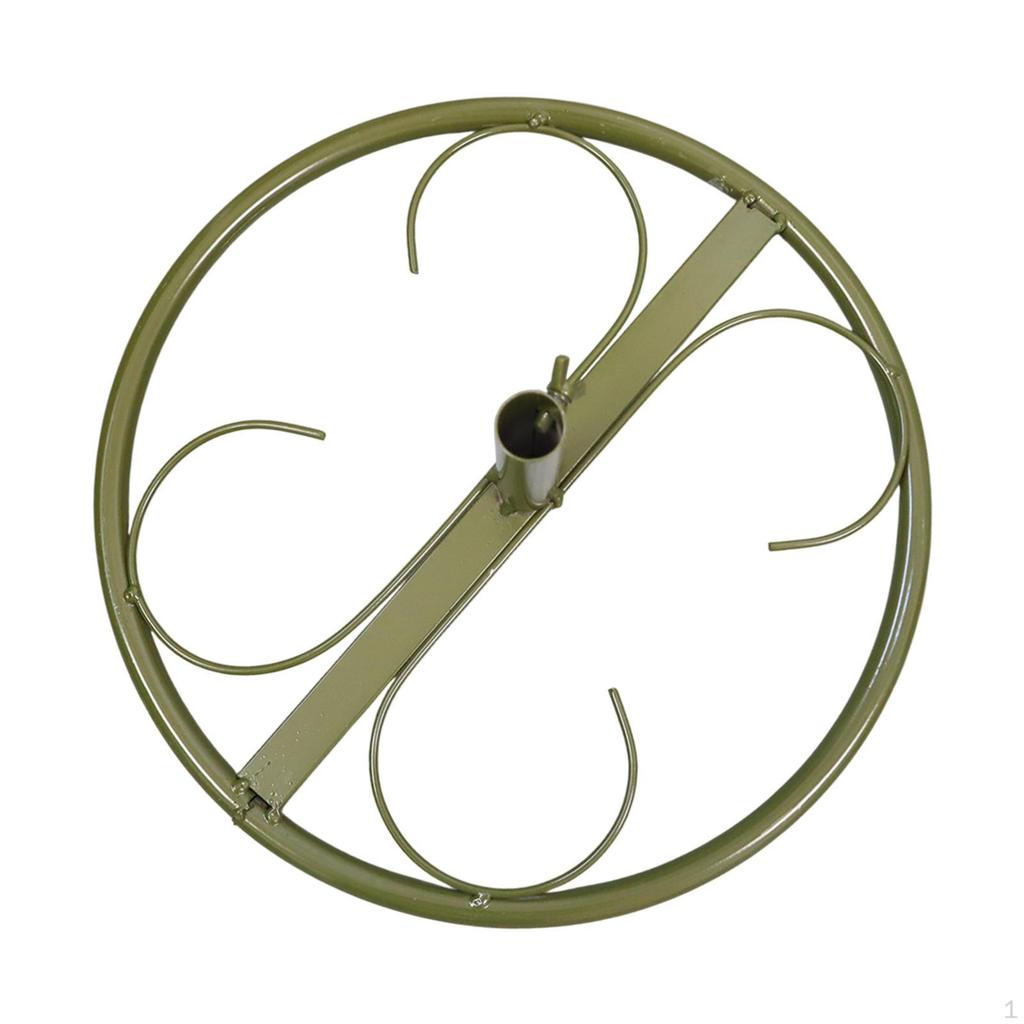 Flower Pole Display Stand Base DIY Crafts Reusable Iron for Home Florist