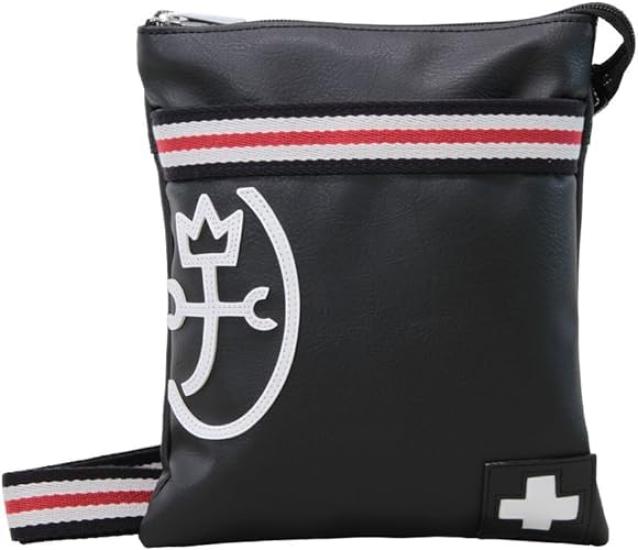 VA-59111ike Shoulder Bag by CASTELBAJAC (Castelbajac) 59111 Pensee Series, Unisex Leather Crossbody Bag for Men and Women, No. 59111, White