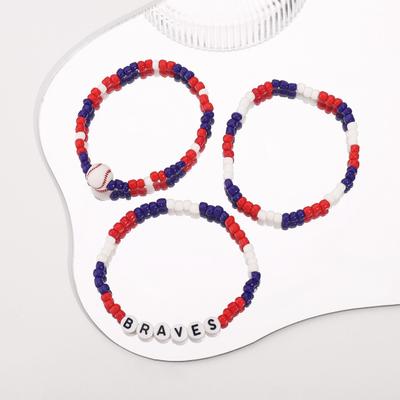 3 Teile/satz Frauen Unabhängigkeit Tag Einstellbare Kontrast Farbe Glatte Perlen Baseball Anhänger