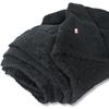 Bloom Imabari-made Karoyaka Karocket Towel Blanket, Single, Approx. 140 X 190 Cm, 100% Cotton, Heavyweight, Made In Japan (Black)