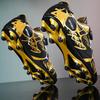 Kinder-Fußballschuhe, PVC, rutschfest, langer Nagel, TF-Magic-Aufkleber mit Jungen-Spiel-Fußballschuhen