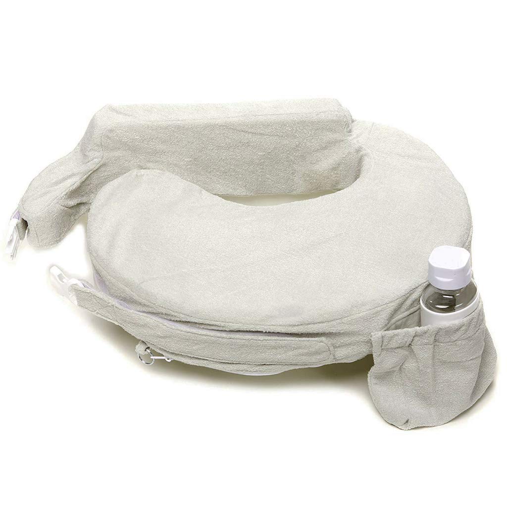 Nursing Pillow for My Brest Friend Nursing Pillow Available In 15 Recommended by Maternity Hospitals "Designed Baby" - (Heather Gray) - Colors,