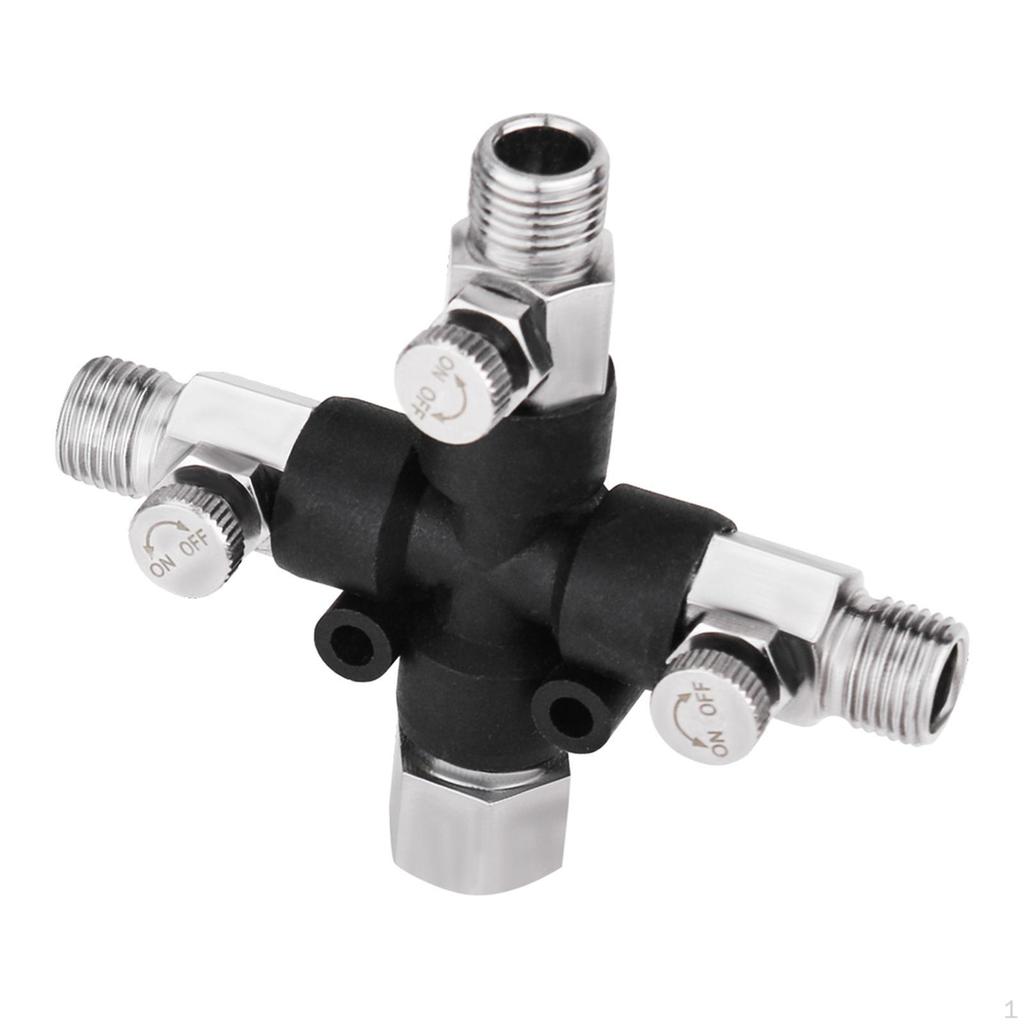 Adapter Accessories,Air Brush Sturdy Hose Fitting Adjustment Disconnect Connector Air
