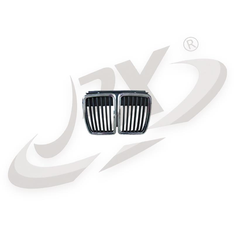 BMW E30 3 Series (83-91) Matte Black/Semi-Chrome Tricolor Modified M3 Intake Grille