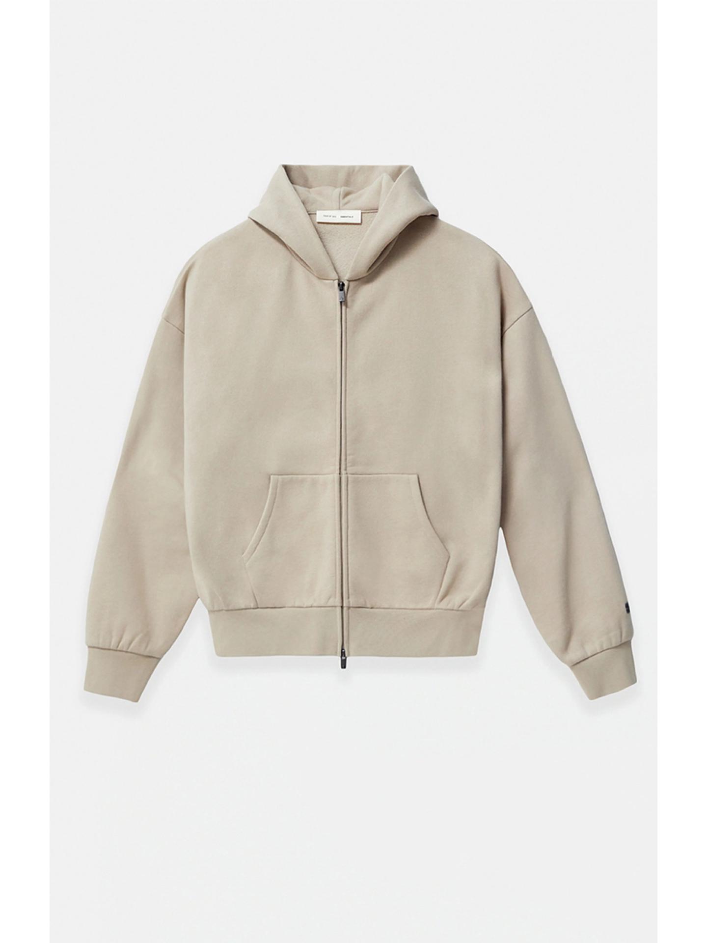 

ESSENTIALS Metallic Zipper Hoodie with High-Frequency Print M