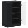 Shoe Cabinet HOORN 59.5 X 39.5 X 87 Cm Engineered Wood Black