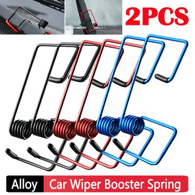 Wiper Arm Pressure Spring Set Car Wiper Booster Spring Alloy Rubber Windshield Wiper Arm Puller Tool Auto Replaceable Parts Tool
