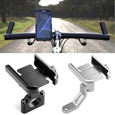 Support de téléphone pour moto et vélo Support GPS Support pour téléphone portable Support de guidon Support de téléphone réglable pour vélo Support de cyclisme antidérapant