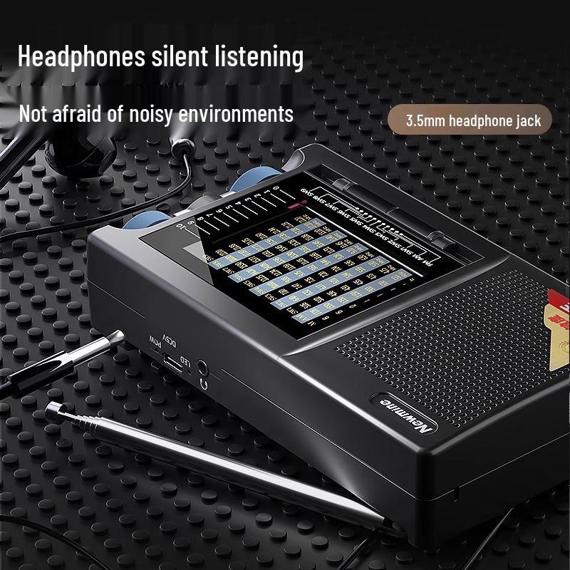 Newman T-6629 Full-Band Portable Radio: Senior-Friendly, Classic Style, Latest Model