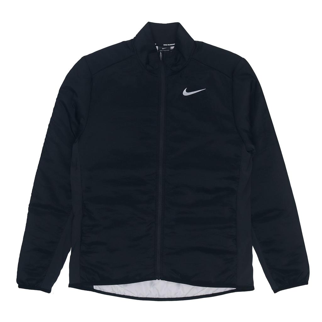 Nike Casual Sports Stand Collar Zip-Up Cotton Jacket Men Outerwear Black BV4875-010