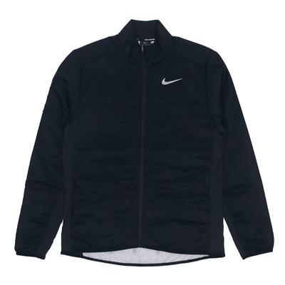 Casual Sports Stand Collar Zip-Up Cotton Jacket Men Outerwear Black BV4875-010