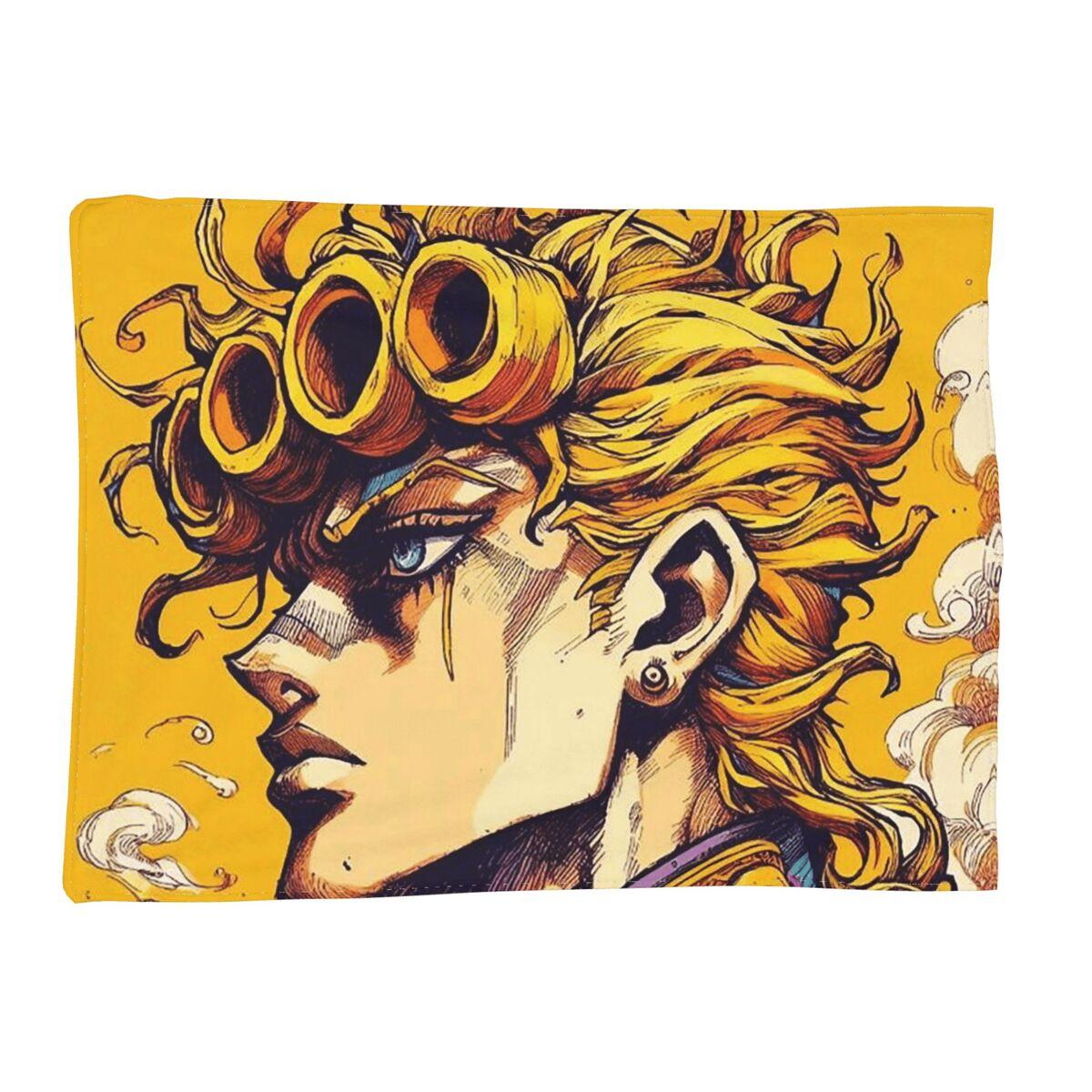 

Anime JOJO HD ART Blankets Soft Warm Flannel Throw Blanket Plush for Bed Living room Picnic Travel Home Couch 80x120cm