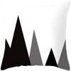 New Style Pillow Black and White Abstract Lines Simple Cushion Cover Living Room Office Sofa Pillow Cover