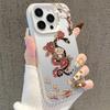 National Style Snake Life Flower iPhone Case Silver for iPhone 13/14/15/16/17 Pro Max