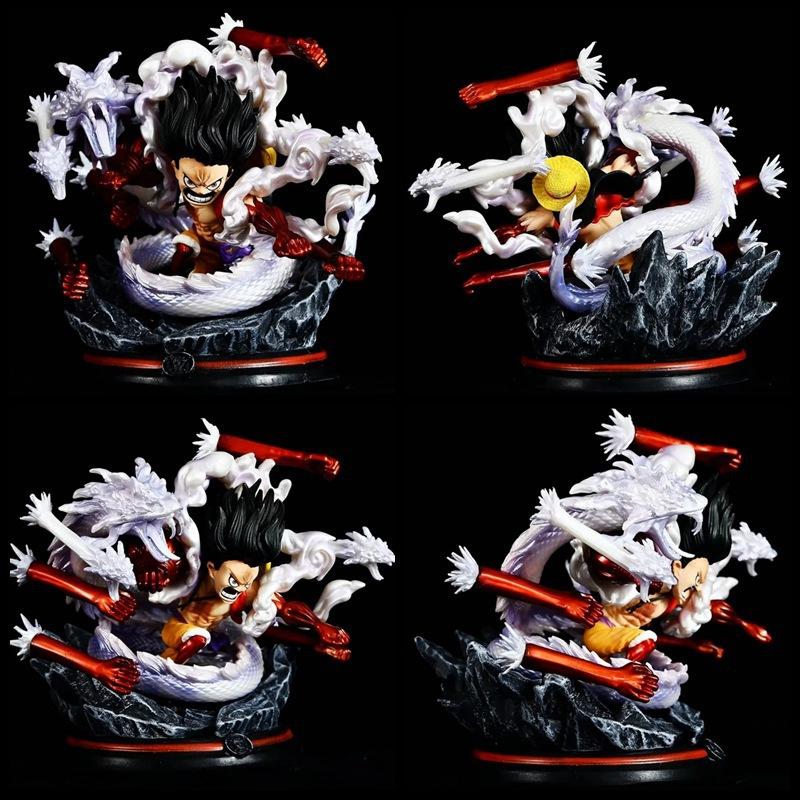ONE PIECE WCF Snake Man Luffy, Ghost Island Resonance, Rubber, Hydra, Figure Model, Ornament Box