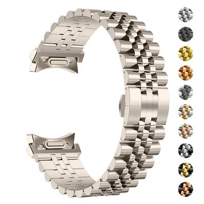 No Gaps Steel Strap for Samsung Galaxy Watch 6 Classic 43 47mm Metal Quick Fit Band for Galaxy Watch 7/6/5/4 40mm 44mm 5Pro 45mm