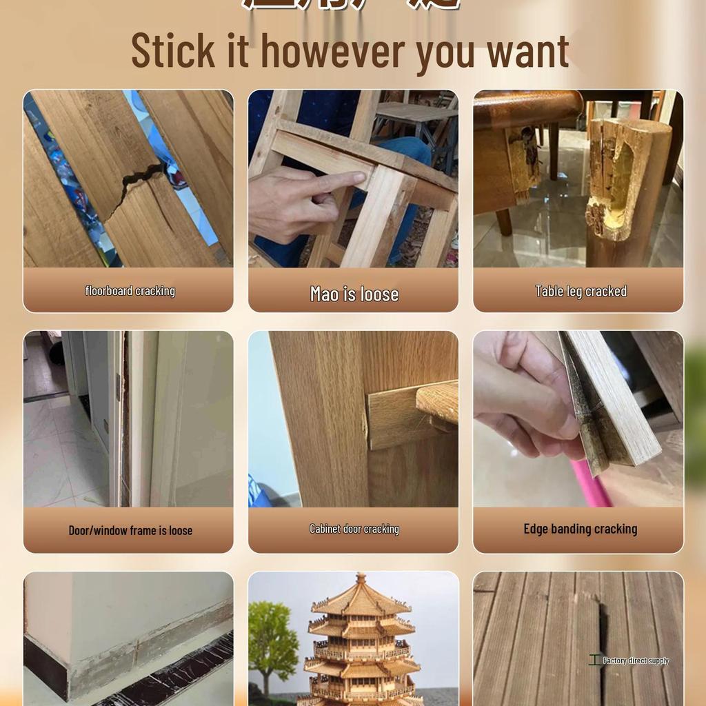 Special Strong White Emulsion Woodworking Glue for Solid Wood and Furniture