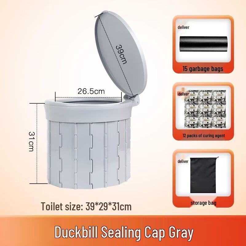Portable Folding Outdoor Camping Toilet