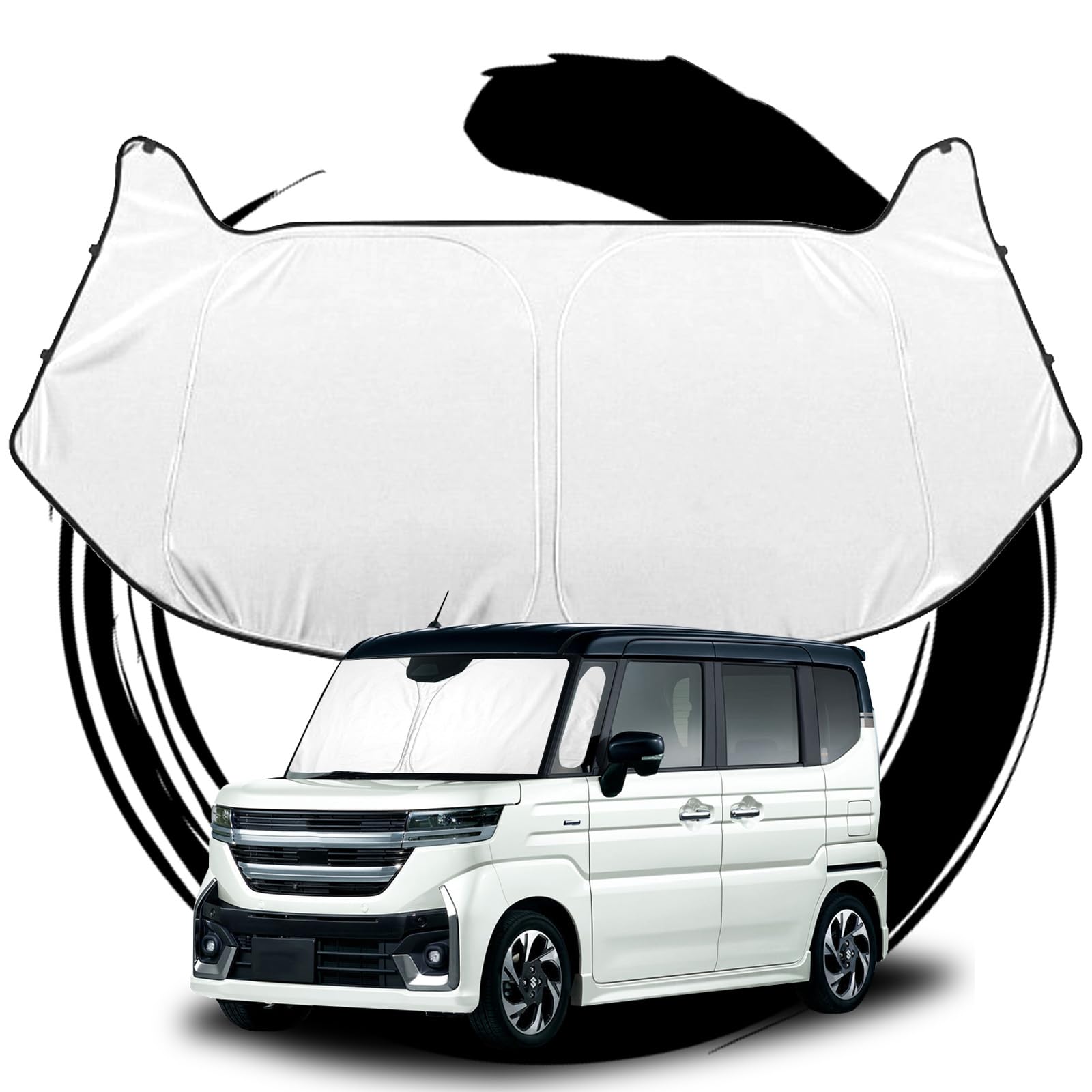

ruiya 2023 Suzuki 3rd Generation Spacia/Spacia Custom MK54S MK94S Sunshade for Windshield Parasol Car New Spacia / Spacia серебряный