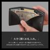 LS LASIEM Mini Folding bills without Compact Genuine Leather Small Wallet with Coin Purse and Card Black Men's Wallet, Tri-fold, "Stores folding"
