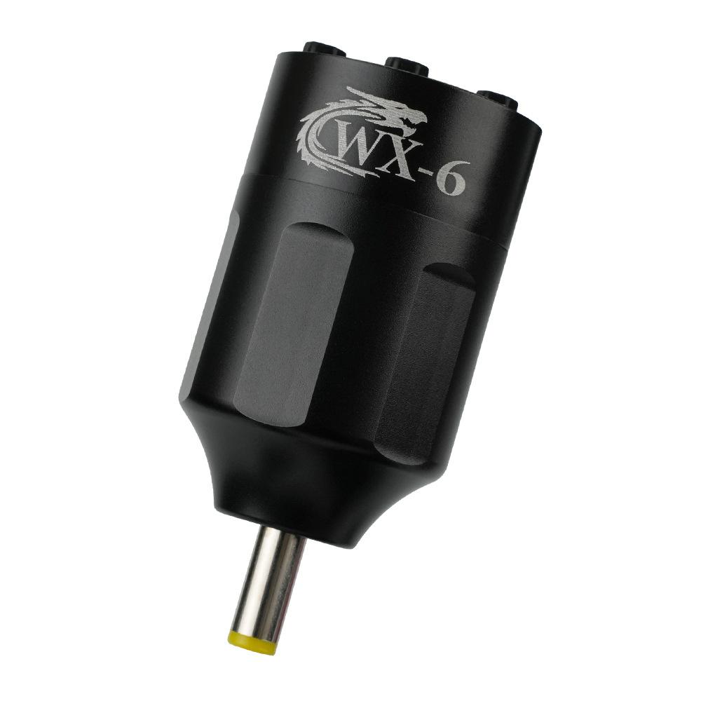 

Беспроводной источник питания для татуировки WX-6, батарея для татуировки, 1300 мАч, интерфейс RCA/DC, мини-портативная быстрая зарядка для роторной машины для тату-ручки DC-black