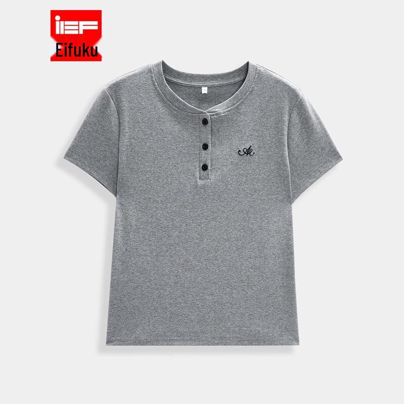 IEF Women s Korean Fashion Slim Fit T-Shirt M