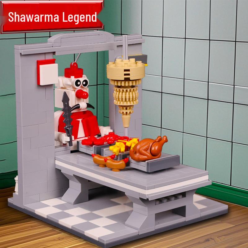 

2024 Shawarma Legend MOC Building Blocks: Educational Toy for Elementary Students