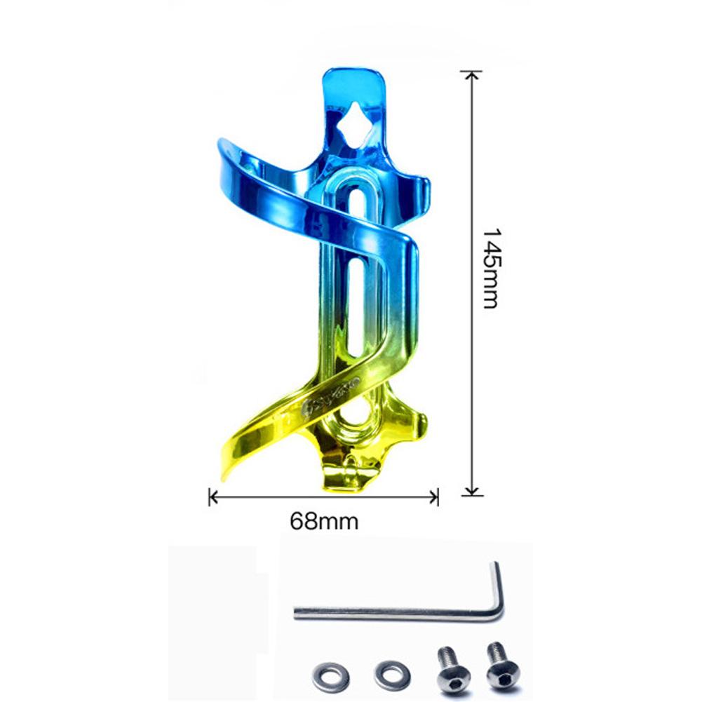 Colorful MTB Mountain Bike Road Bicycle Water Bottle Cage Aluminum Alloy High Strength Rainbow Water Holder Cycling Accessories