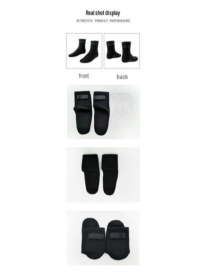 3mm Non-slip Diving & Snorkeling Socks, Warm and Wear-resistant, Long/Short Tube, Ideal for Beach and Water Sports.