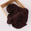 Malaysia Muslim Hijab Wrinkle Plain Long Shawl Islamic Headscarf Wraps For Women Female Foulard