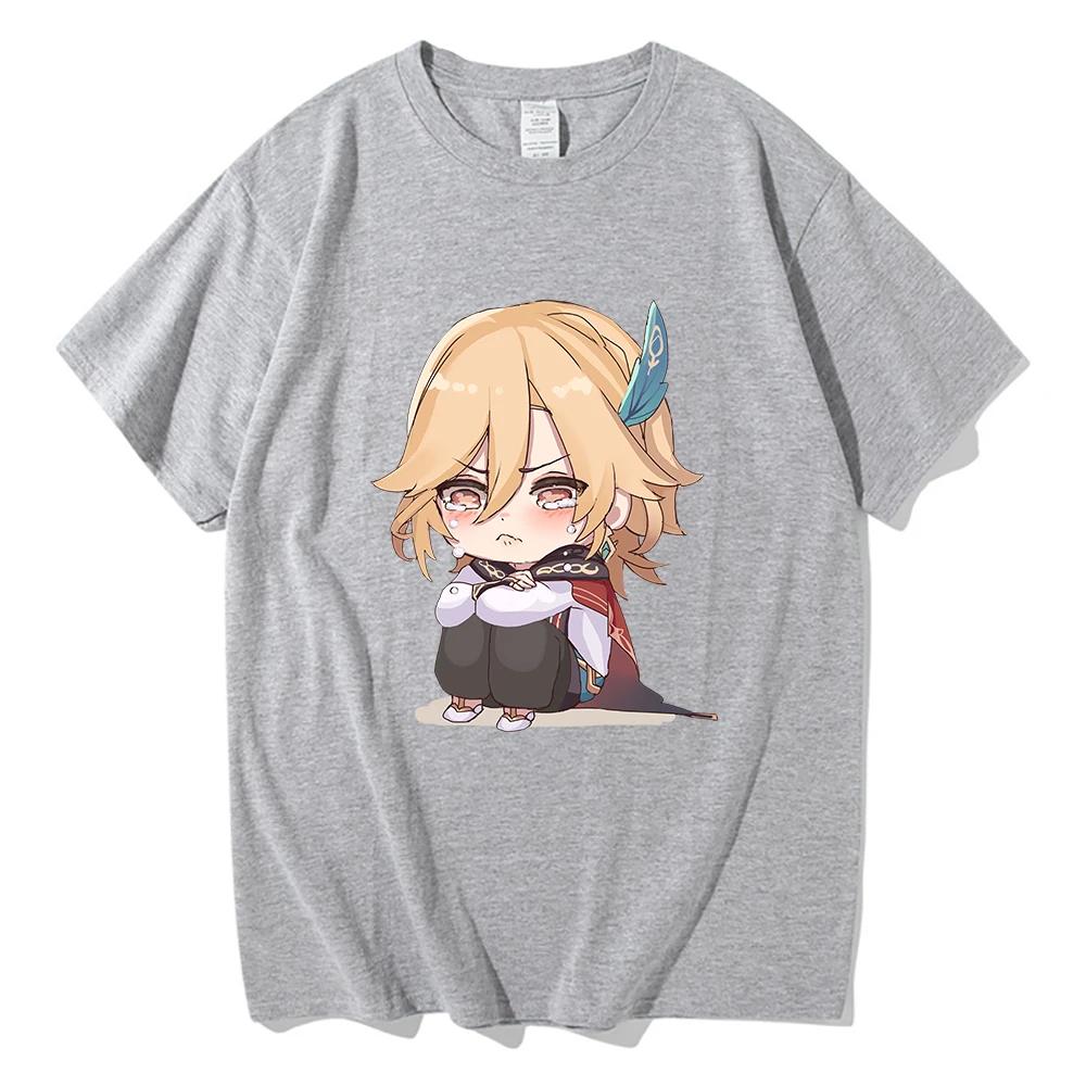 

Genshin Impact Kaveh T Shirt Men Harajuku Cartoon Graphic Kawaii Tshirt Unisex Anime Aesthetic Cartoon Casual Cotton Tees Korea XXXL