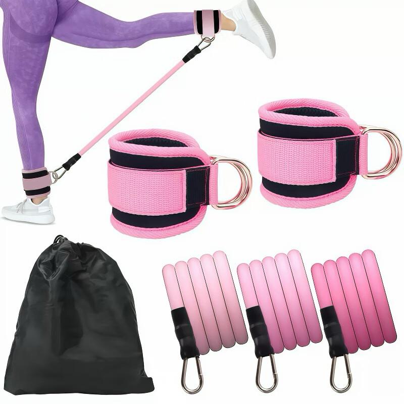 WEZHO Leg & Ankle Resistance Band Set