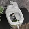Eco-Friendly Turtle Breeding Tank with Climbing Platform and Drainage Lid