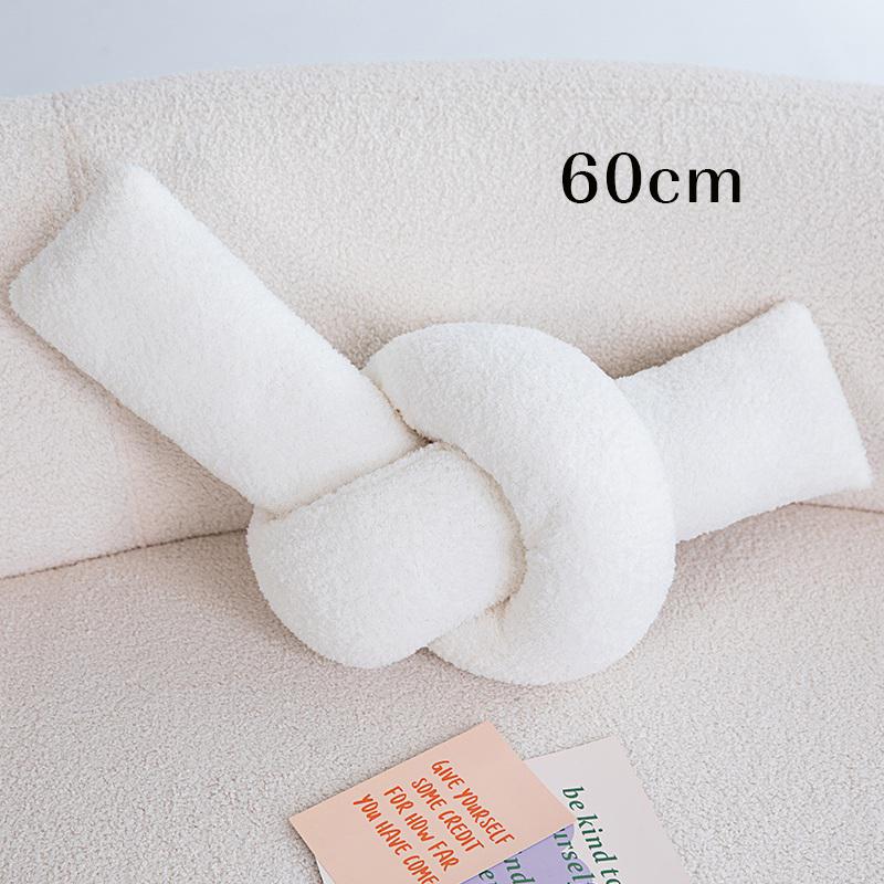 60-95Cm Creative Iron Chain Knot Pillow Stuffed Soft Sofa Cushion Nordic Style Home Plush Decoration Irregular Shaped Plush